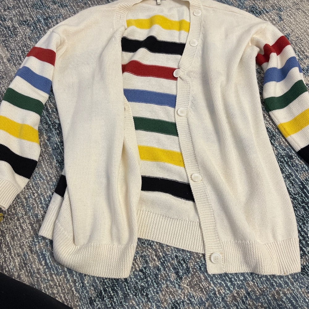 Joie rainbow cardigan